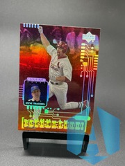 1999 UD Encore McGwired!! #Mc3 Steve Tracnsel HR 62 Mark McGwire St. Louis Cardinals